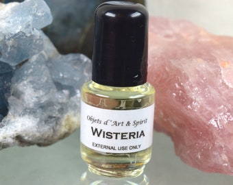 WISTERIA OIL Full/New Moon-Handblended-Herbal Oil-All Natural-Spell