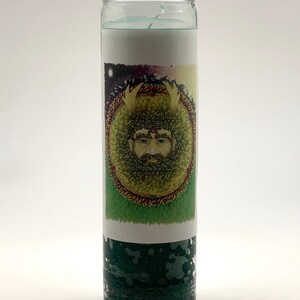 GREEN MAN CANDLE - 7 Day Ritual Burn - Hand-Poured - Pagan - Ceremonie - Wicca - Sacred