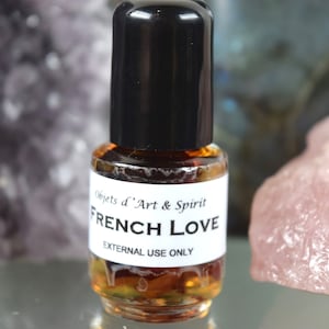 FRANSE LIEFDE OLIE Volle / Nieuwe Maan-Handblended-Herbal Oil-All Natural-Spell