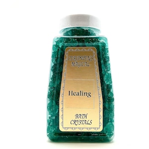 HEALING Bath Salt Crystals Full/New Moon Spiritual Bath - Limpia - Ablution - Mystical Immersion