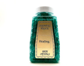 HEALING Bath Salt Crystals Full/New Moon Spiritual Bath - Limpia - Ablution - Mystical Immersion