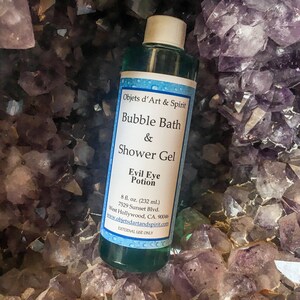 EVIL EYE POTION Bubble Bath & Shower Gel -Spiritual Bath-Full/New Moon Cleansing-Hoodoo-Limpia-Ablution