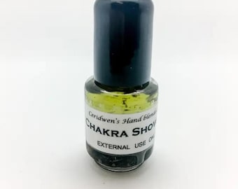 OLIO PER DOCCE DI CHAKRA Luna piena/nuova - Miscelato a mano - Olio alle erbe - Tutto naturale - Incantesimo