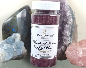 Wealth Powdered Incense: Handmade Herbal Ritual Blend