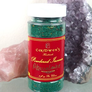 ABUNDANCE INCENSE - Full/New Moon-Handmade – Ritual Incense – Loose Powdered Incense - Herbal Incense