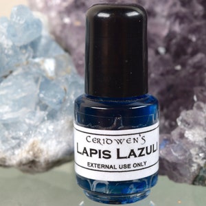 LAPIS LAZULI OIL Full/New Moon-Handblended-Herbal Oil-All Natural-Spell