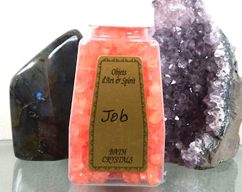 JOB Bath Salt Crystals Full/New Moon Spiritual Bath - Limpia - Ablution - Mystical Immersion