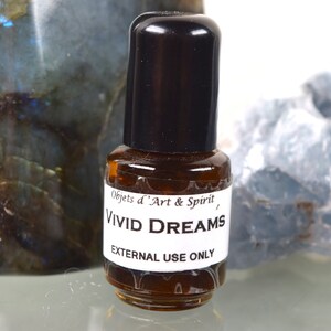 VIVID DREAMS OIL Full/New Moon-Handblended-Herbal Oil-All Natural-Spell