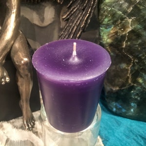 PURPLE VOTIVE Candle - Hand-Poured