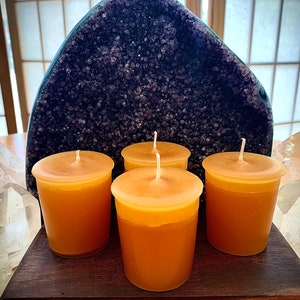 GOLD VOTIVE Candle - Hand-Poured