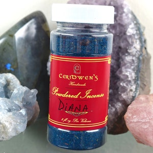 DIANA INCENSE -Full/New Moon-Handmade – Ritual Incense – Loose Powdered Incense - Herbal Incense