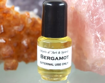 BERGAMOT OIL Full/New Moon-Handblended-Herbal Oil-All Natural-Spell