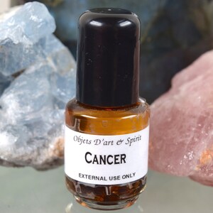 CANCER OIL Full/New Moon-Handblended-Herbal Oil-All Natural-Spell