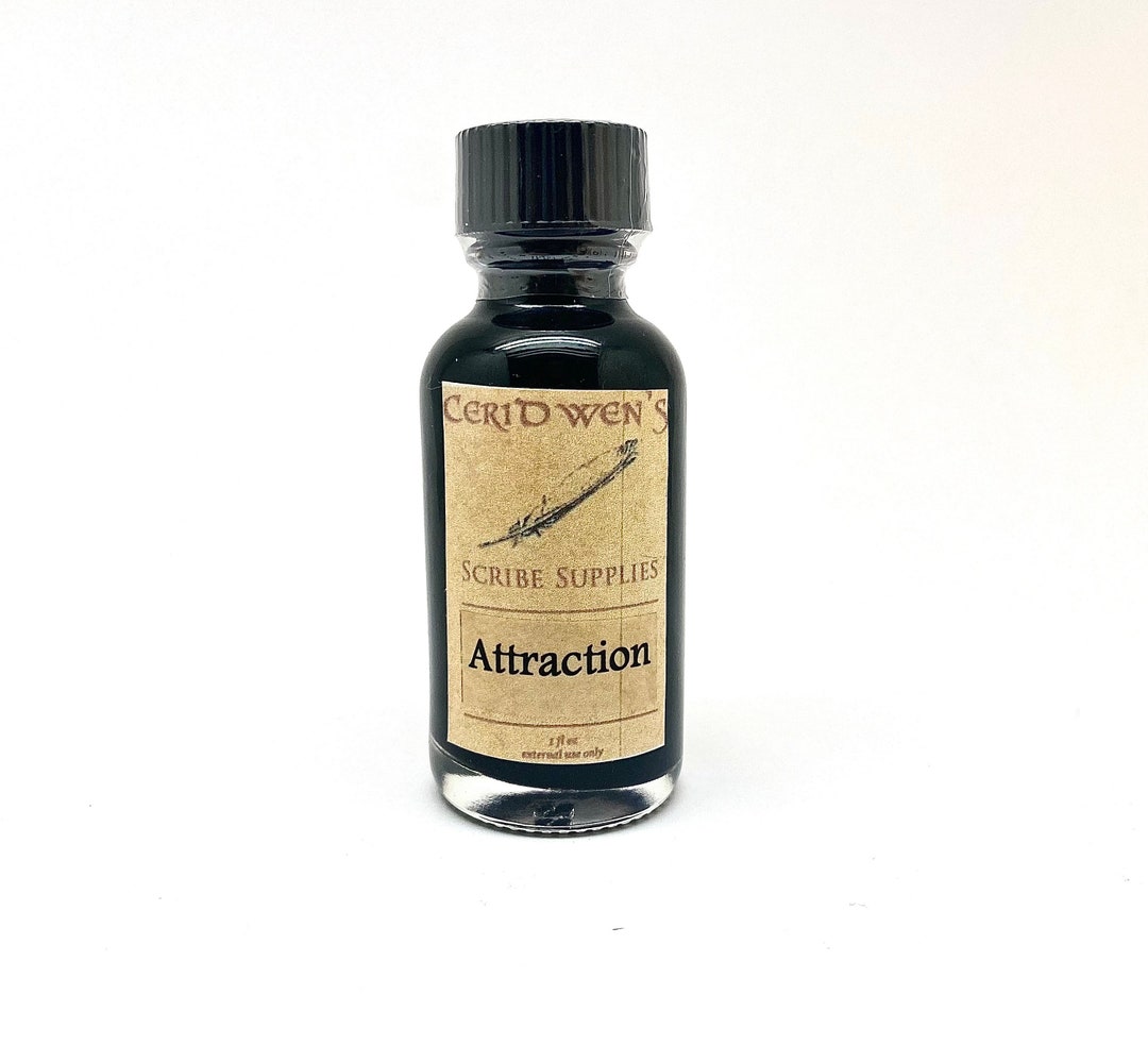 Oil Magic Ink Attraction Magical Ink - Handmade Herbal Red-orange Calligraphy Ink - Etsy