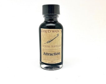 Attraction Magical Ink - Handmade Herbal Red-Orange Calligraphy Ink