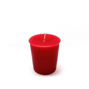 RED VOTIVE Candle - Hand-Poured