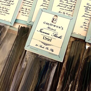 URIEL Incense - Full/New Moon-Handmade – 20 Sticks - Slow Burn – Premium High Quality –  Made in USA