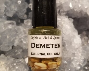 DEMETER OIL Full/New Moon-Handblended-Herbal Oil-All Natural-Spell