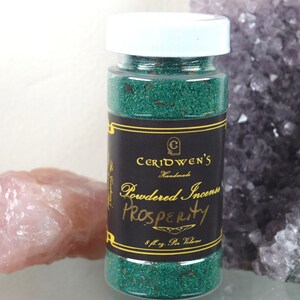 PROSPERITY INCENSE - Full/New Moon-Handmade – Ritual Incense – Loose Powdered Incense - Herbal Incense