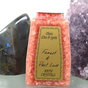 FORGET a PAST LOVE Bath Salt Crystals Full/New Moon Spiritual Bath - Limpia - Ablution - Mystical Immersion