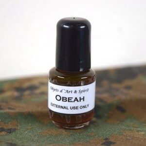 OBEAH OIL Full/New Moon-Handblended-Herbal Oil-All Natural-Spell
