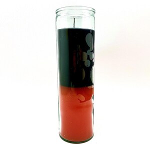 HALLOWEEN CANDLE- Orange & Schwarze 7 Tage Kerze