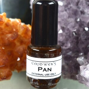 PAN OIL Full/New Moon-Handblended-Herbal Oil-All Natural-Spell