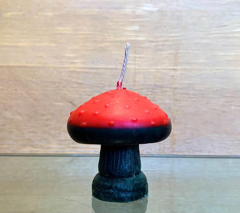 Festival 'shroom Candle Mushroom Candles 'shrooms Novelty Candle Etsy