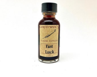 Handmade Fast Luck Yellow Ink - Magical Herbal Calligraphy Ink