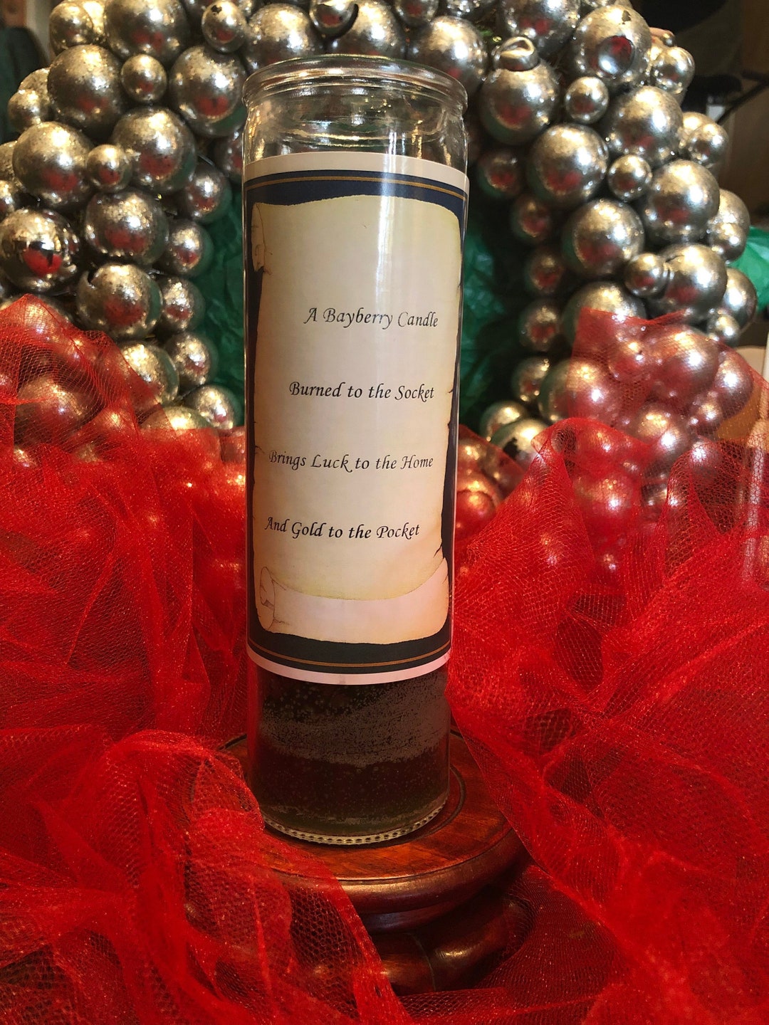 BAYBERRY CANDLE 7 Day Burnhand Poured Good Luck Prosperity Money Etsy