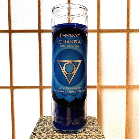 THROAT CHAKRA CANDLE Ceremony Sacred Healing 7 Day Etsy