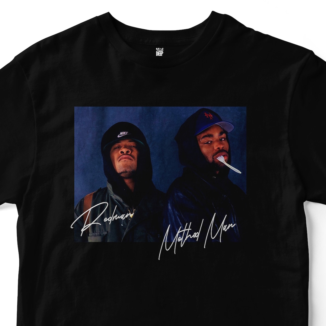 トップス 90s Method Man Wu-Tang Vintage T-Shirts Method Man WU TANG 90's Rap Vintage Bootleg Style T-Shirt