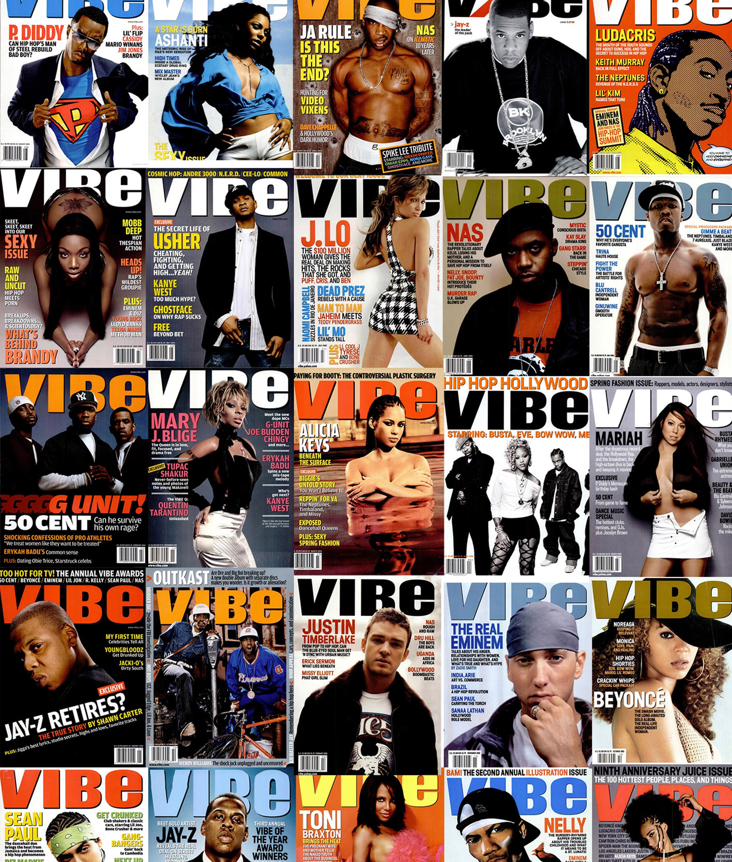 RARE Vibe Magazine Covers 150 Vintage Hiphop & Rap Digital Etsy