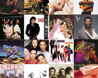CLASSIC 80's R&B アルバムカバーアートコラージュキット