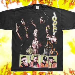 Jodeci Vintage Style Bootleg Tee Print - Music, Rapper, Hip-hop, 90s R&B, RNB, White, Black, T shirt, Tee, Top, Unisex