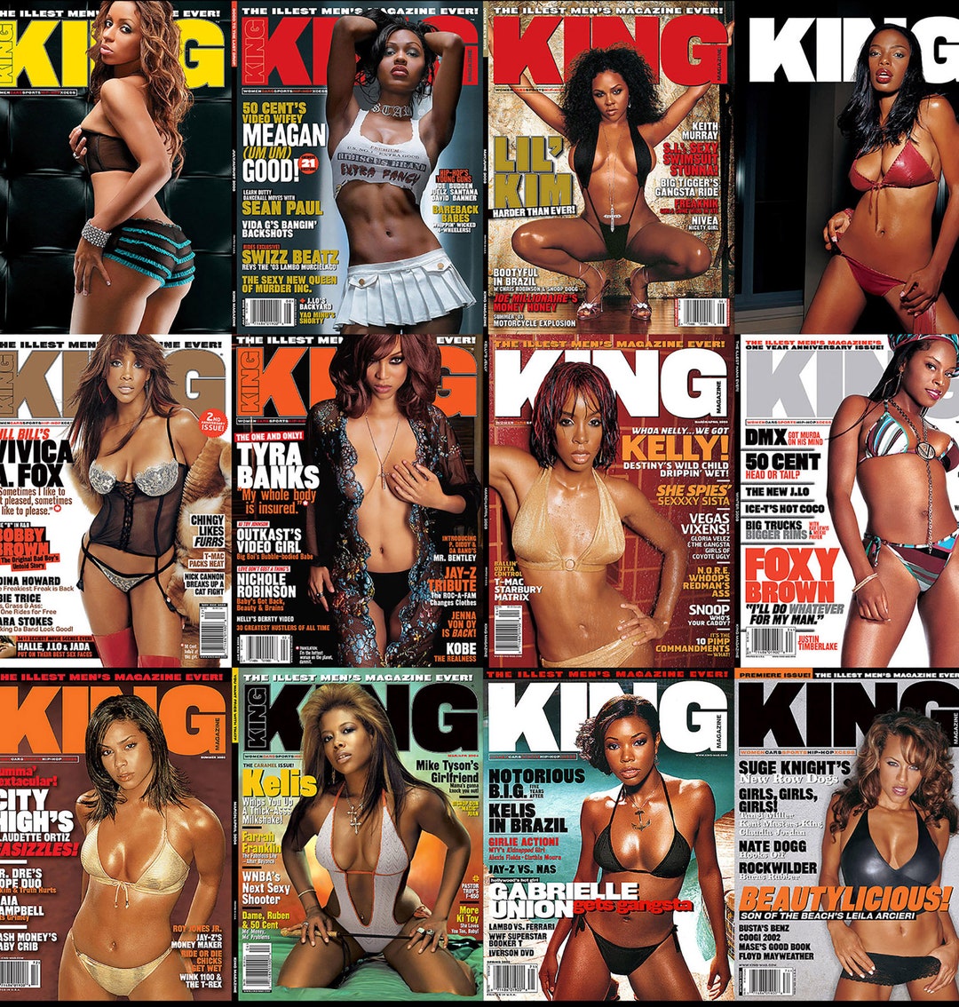 RARE King Magazine Covers - Digital Collage Kit - 70 Vintage Hip-hop & Rap  - Magazine Aesthetic - Hip Hop Decoration - Room Decor - 2000s - Etsy Hong  ...