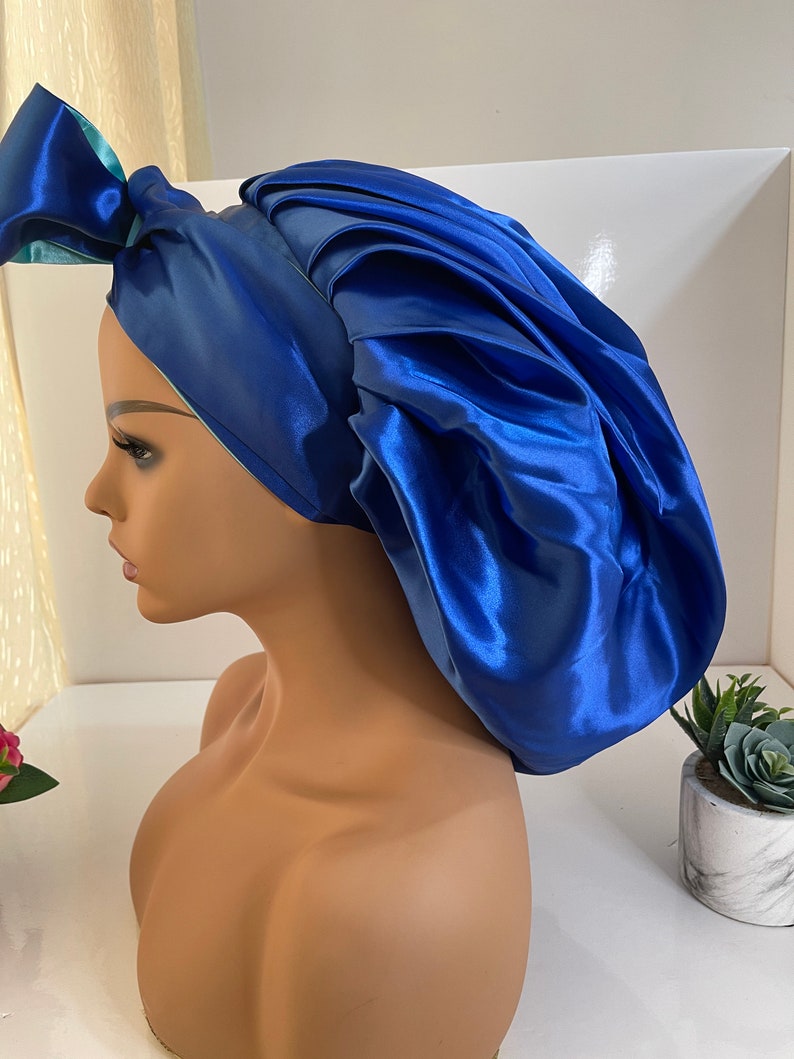 Silk Double Layer Hair With Edges Ties / Extra Extra Etsy