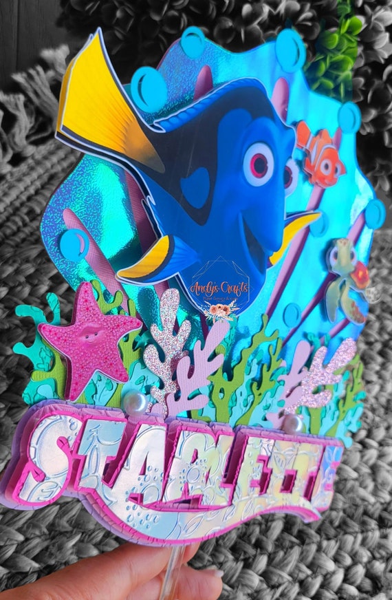 Inspired Finding Dory Cake Topper 3D Dory Birthday Party - Etsy