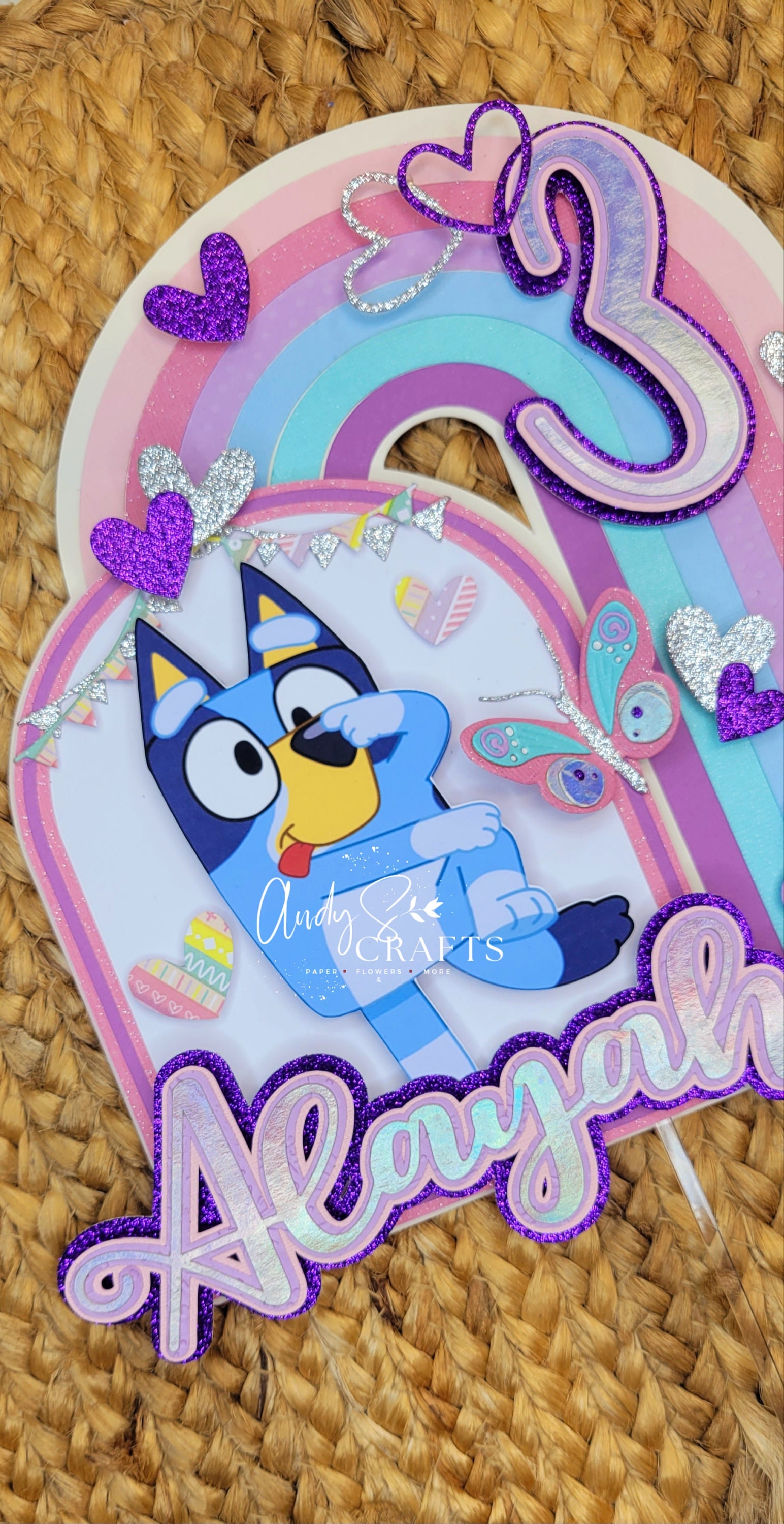 Bluey Cake topper