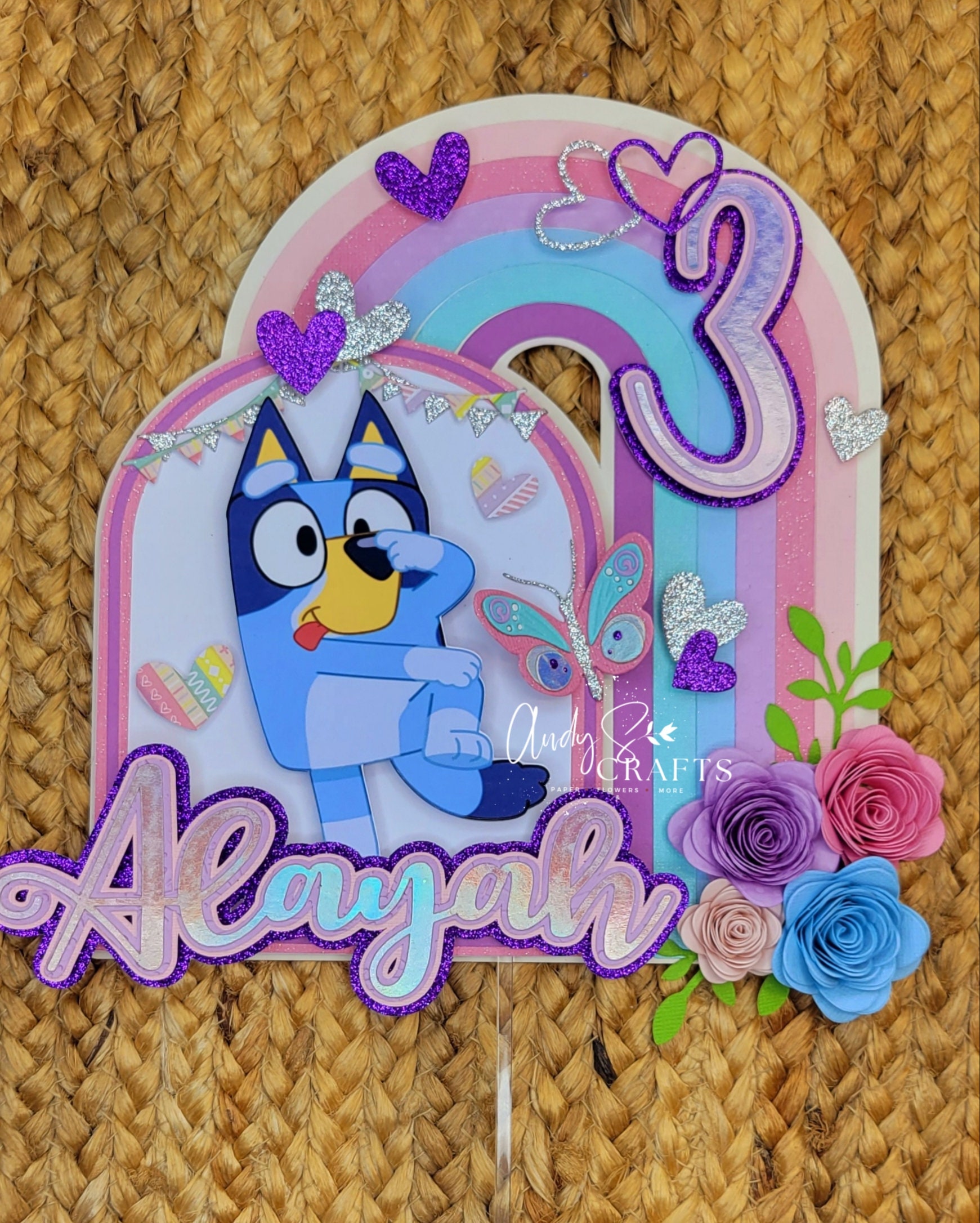 Bluey Cake topper