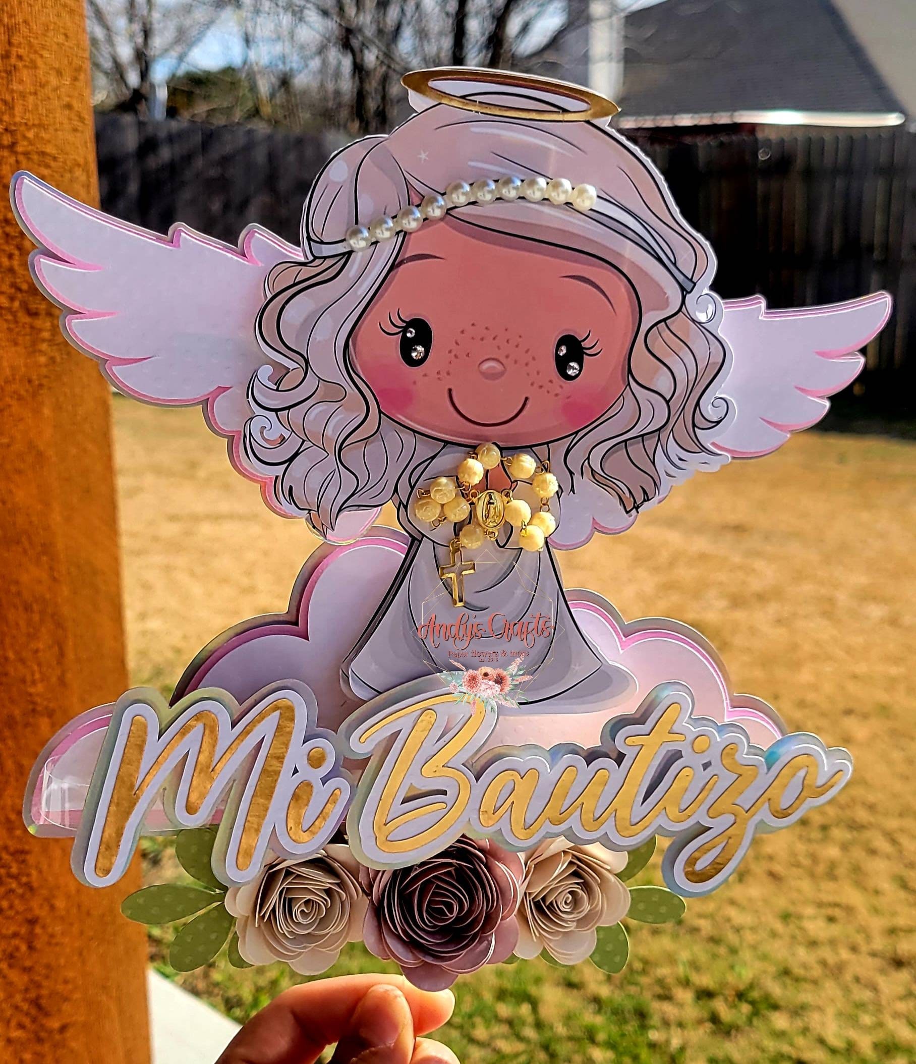 Angel girl baptism, baby shower, birthday party
