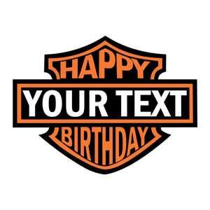 Joyeux anniversaire SVG - Ajout d'un nom personnalisé - Idéal pour les autocollants et les t-shirts