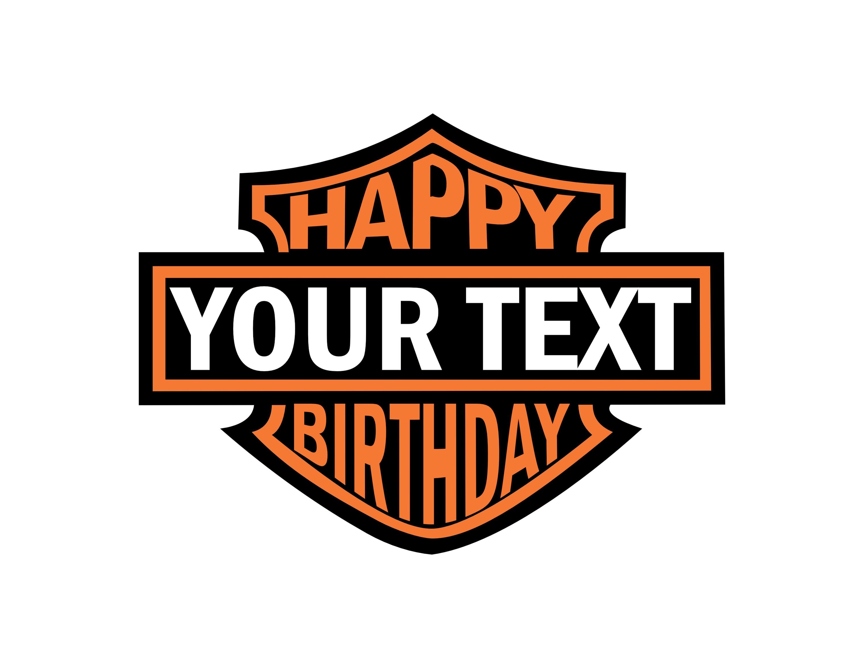 Motorrad-Kuchenaufsatz „Happy Birthday“ | Schwarzer Blitz Mit Kuchenspieß – Perfekt Für Biker-Partys!
