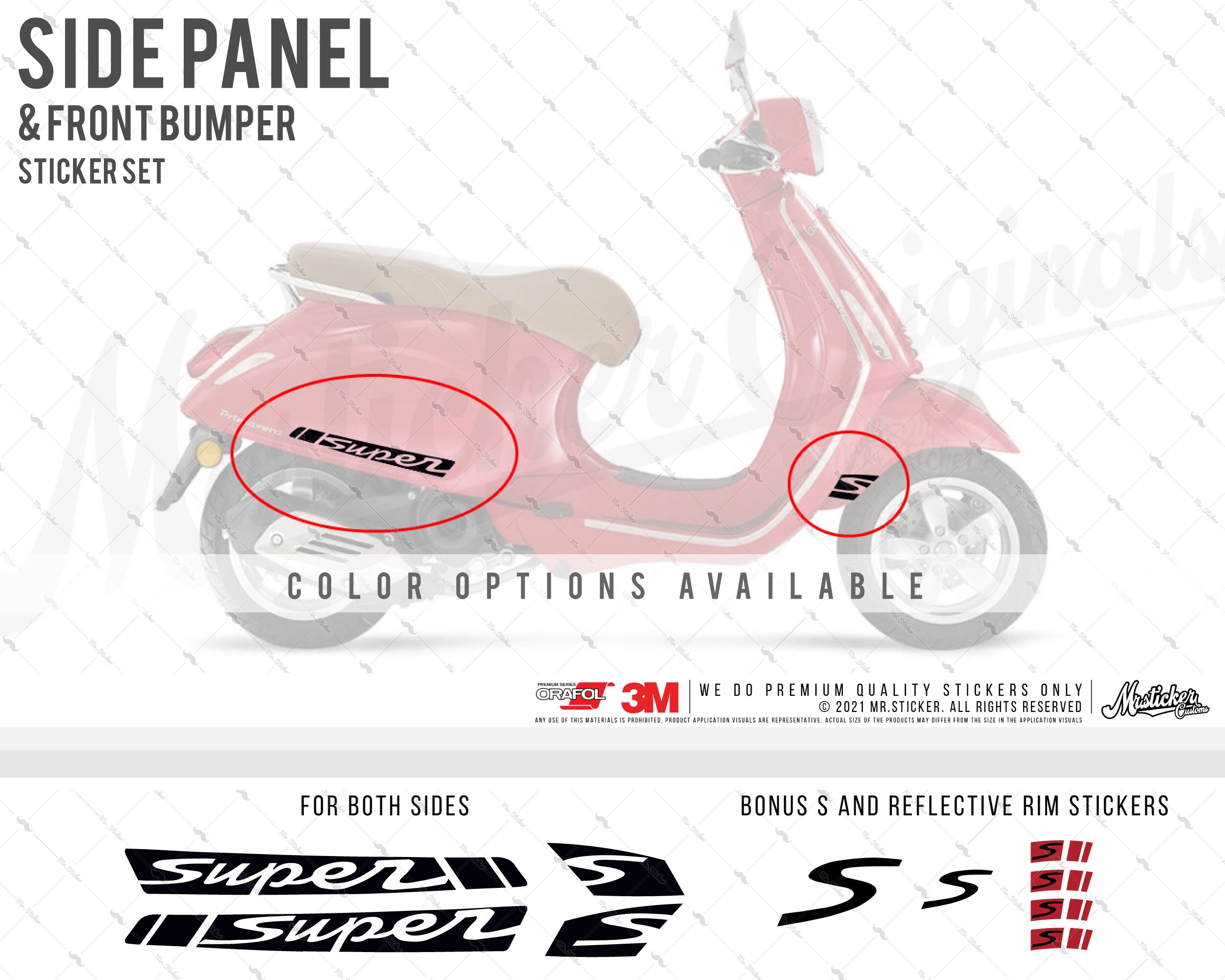 For Vespa Primavera Sprint 150 125 50 2013 2014 2015 2016