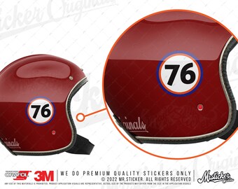 WWSTS59VP Customizable Number Decal/ Sticker Set for Vespa and