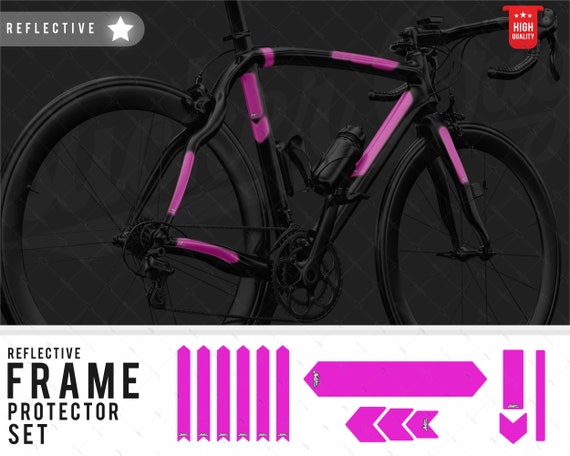 Kit De Protection Cadre Vélo – 5 Pièces Autocollants Transparents Résistants Aux Rayures, Imperméables, Anti-UV, Pour VTT Et Tous Types De Vélos