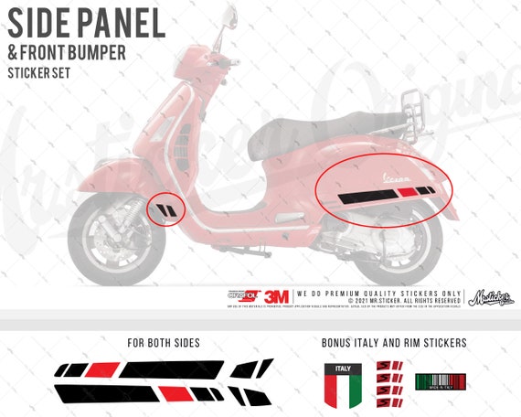 WWSTS6 Vespa Sticker Set for GTS 250 GTS300 GTV250 GTV300 | Etsy Australia