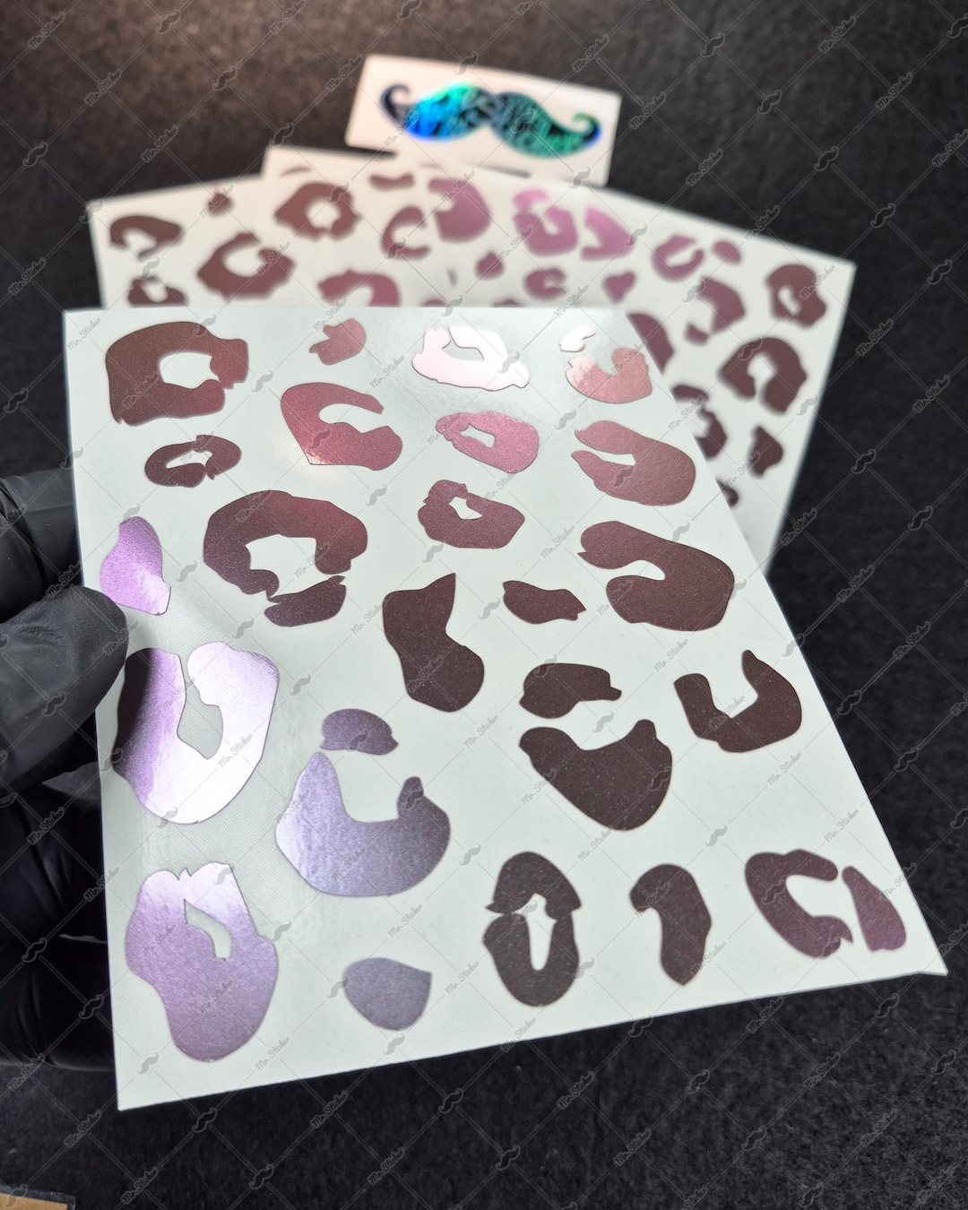 WWCMO618XS Bicycle Size Leopard Design Sticker Set | 80 Pieces | Color ...
