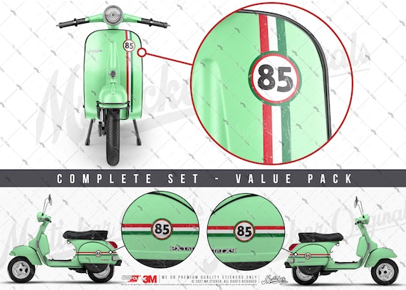 WWSTS30VP Customizable Number Decal/ Sticker for Vespa and -  Sweden
