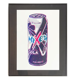 Mixery screen print art print - Din A3